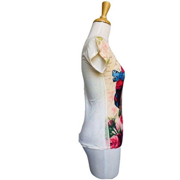 Frida Kahlo T Shirt Frida Kahlo Cartoon Sz Small - Picture 4 of 7